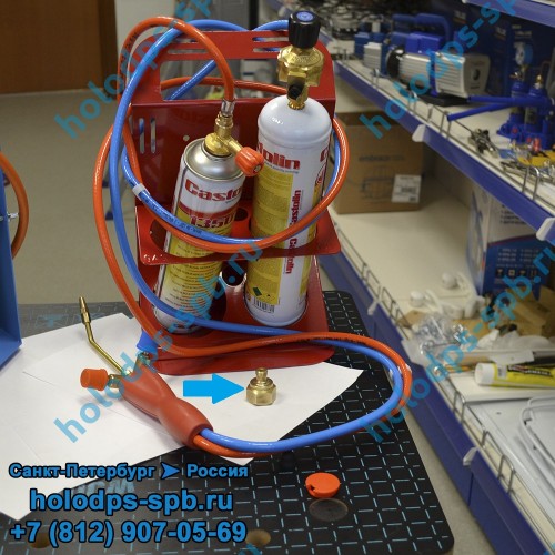 Переходник с редуктора на кислородный баллон