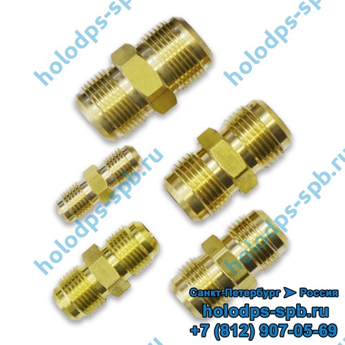 Переходник 1/4х1/2 SAE для соединения труб 1/4