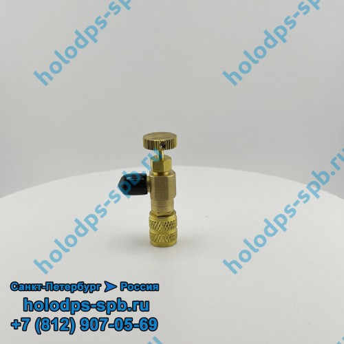 Вентиль сервисный Wipcool MCV-2 (5/16 FFL – 1/4 MFL) для заправочных шлангов фреона