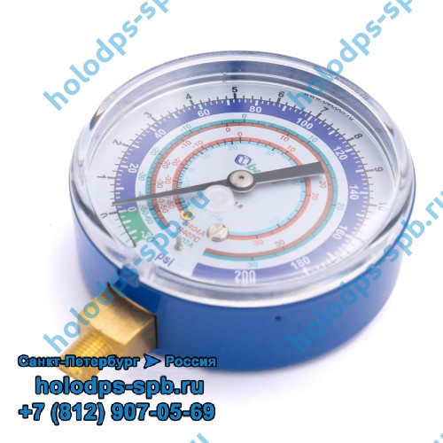 Манометр НД Becool, 80 мм R134a, R404A, R407C, 507A