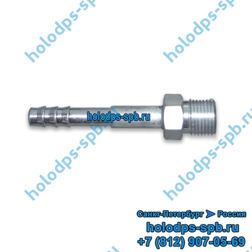 Фитинг o-ring алюминиевый для a/c G6, встречный, прямой, 180 градусов