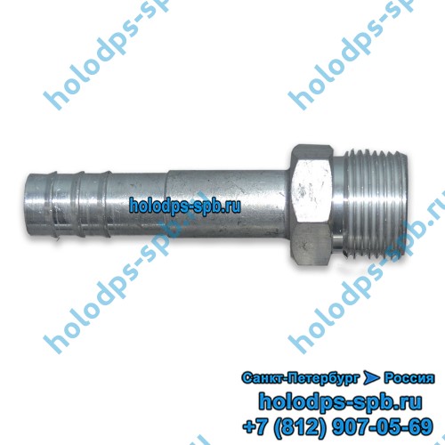 Фитинг o-ring алюминиевый для a/c G12, встречный, прямой, 180 градусов