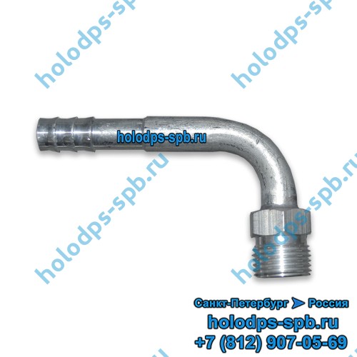 Фитинг o-ring алюминиевый для a/c G8, встречный, угловой, 90 градусов